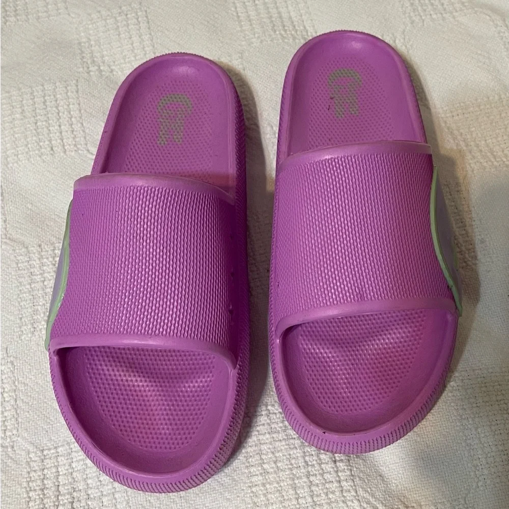 The Children's Place Purple and Multicolor Girls Slide Sandals